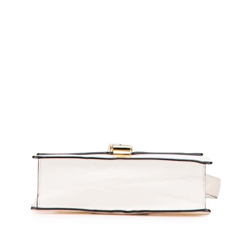 Gucci Small Leather Sylvie Satchel White Leather Good condition - Inside View
