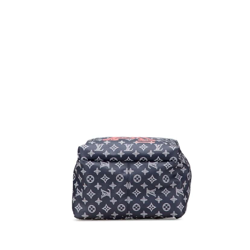 Louis Vuitton Monogram Upside Down Ink Apollo Blue Canvas Good condition - Inside View
