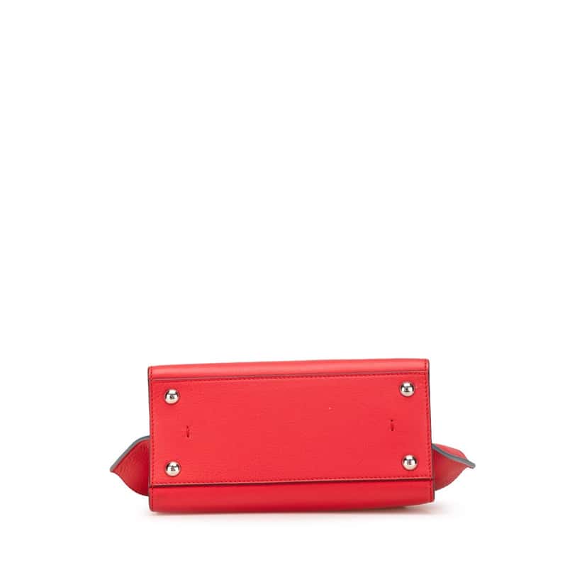 Fendi Mini Calfskin 3Jours Satchel Red Leather Good condition - Inside View