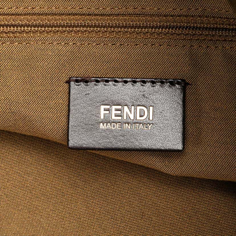 Fendi Zucca Canvas Chef Tote Brown Canvas Good condition - Box View