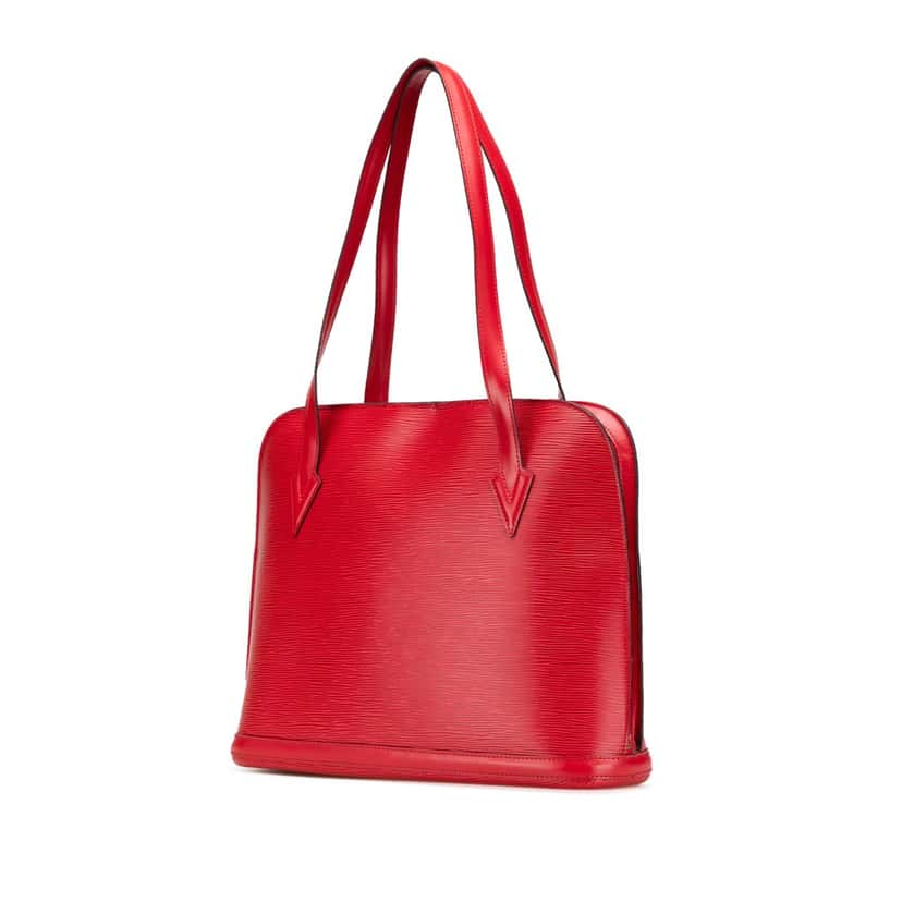Louis Vuitton Epi Lussac Red Leather Good condition - Back View