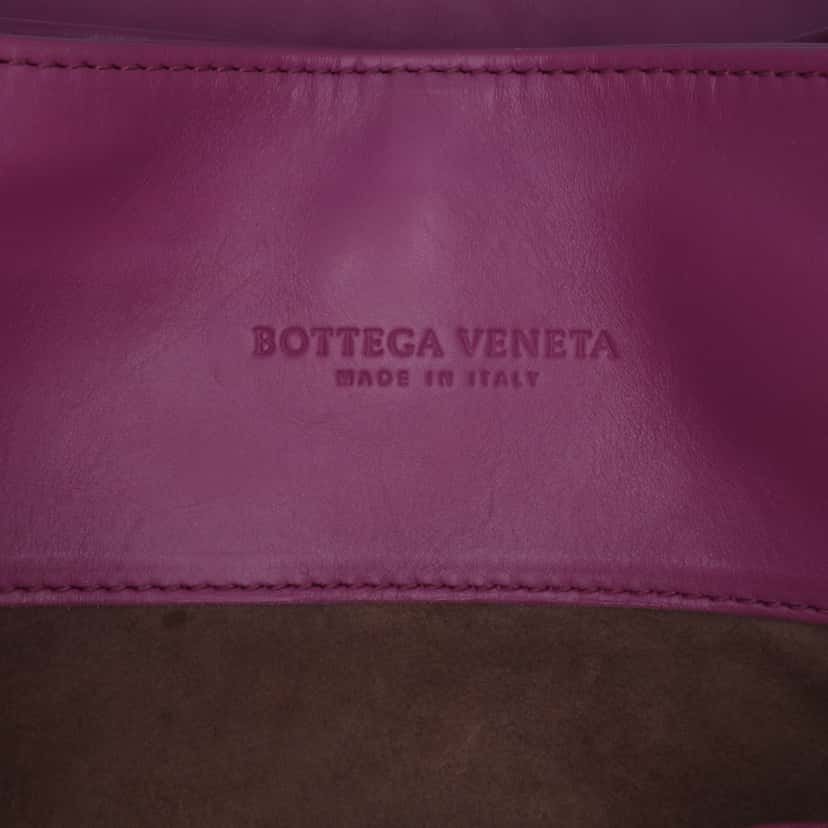Bottega Veneta Medium Nappa Intrecciato Roma Satchel Purple Leather Good condition - Box View
