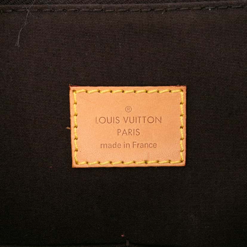 Louis Vuitton Monogram Vernis Alma GM Purple Leather Good condition - Box View