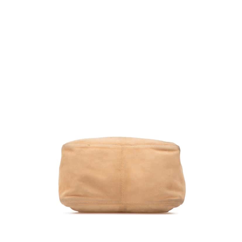 Fendi Suede Double Flap Mamma Brown Leather Good condition - Inside View