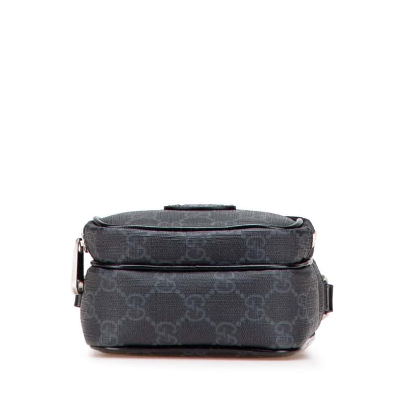 Gucci Mini GG Supreme Interlocking G Satchel Grey Canvas Good condition - Inside View