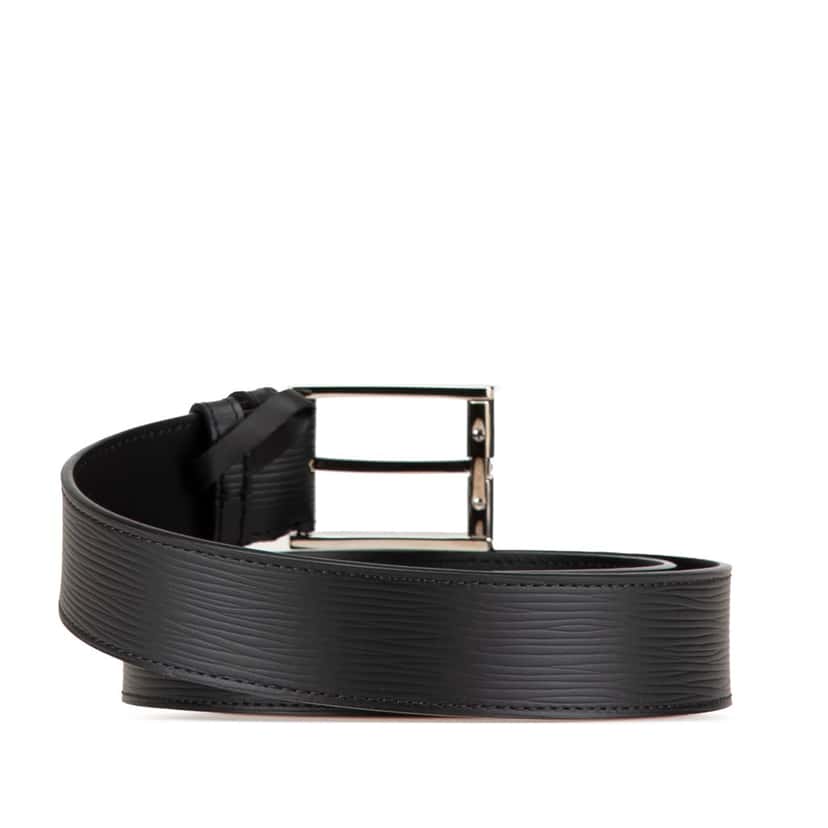 Louis Vuitton Epi Legend Buckle Belt Black Leather Good condition - Inside View