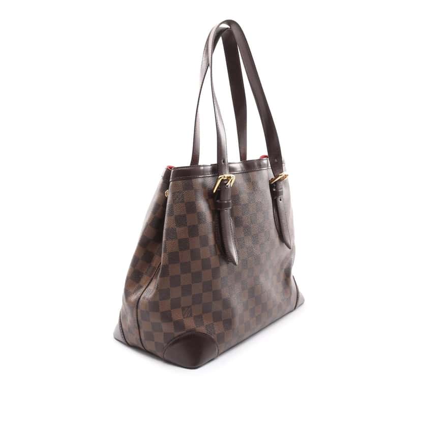 Louis Vuitton Damier Ebene Hampstead MM Brown Canvas Good condition - Back View