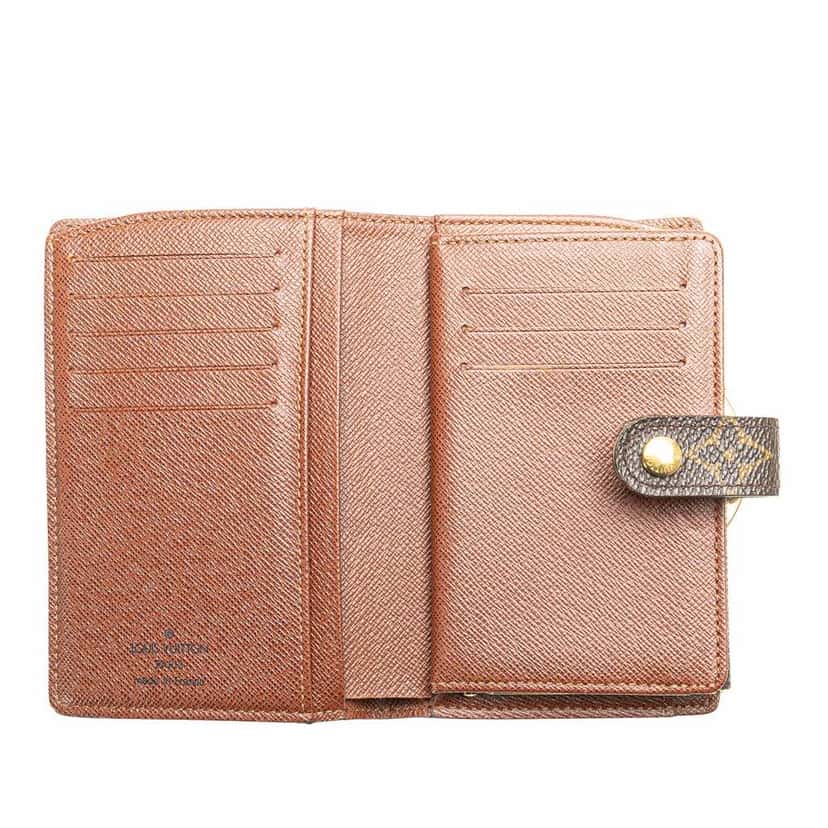 Louis Vuitton Monogram Porte Monnaie Billets Viennois Brown Canvas Good condition - Model View