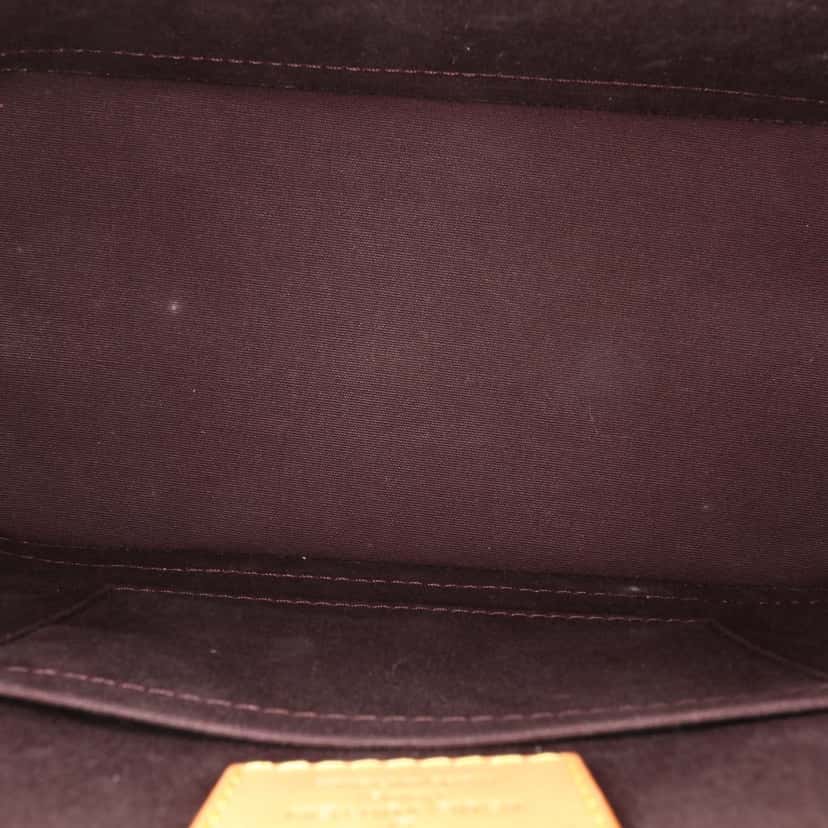 Louis Vuitton Monogram Vernis Alma BB Purple Leather Good condition - Model View