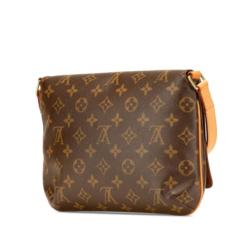 Louis Vuitton Monogram Musette Tango Long Strap Brown Canvas Good condition - Back View