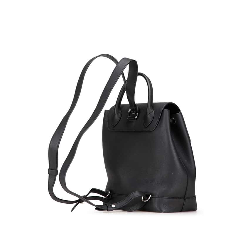 Louis Vuitton Taurillon Lockme Backpack Black Leather Good condition - Back View