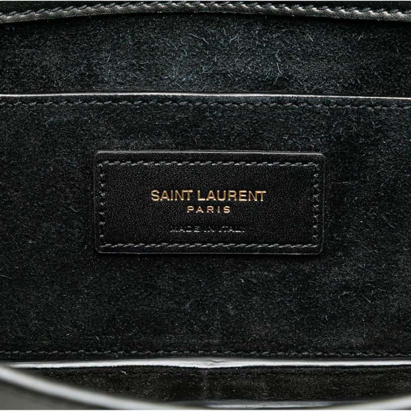 Saint Laurent Small Calfskin Dylan Crossbody Black Leather Good condition - Box View