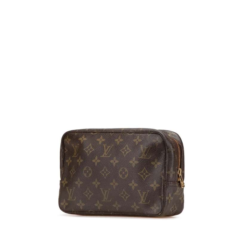 Louis Vuitton Monogram Trousse Toilette 23 Brown Canvas Good condition - Back View
