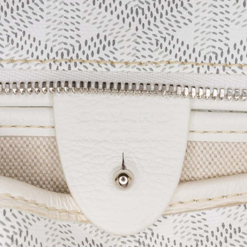 Goyard Goyardine Artois PM White Canvas Good condition - Box View