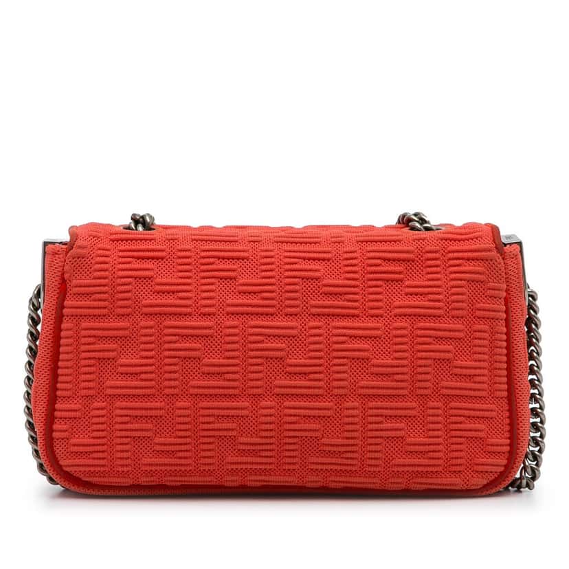 Fendi Midi Chain Baguette Red Good condition - Inside View