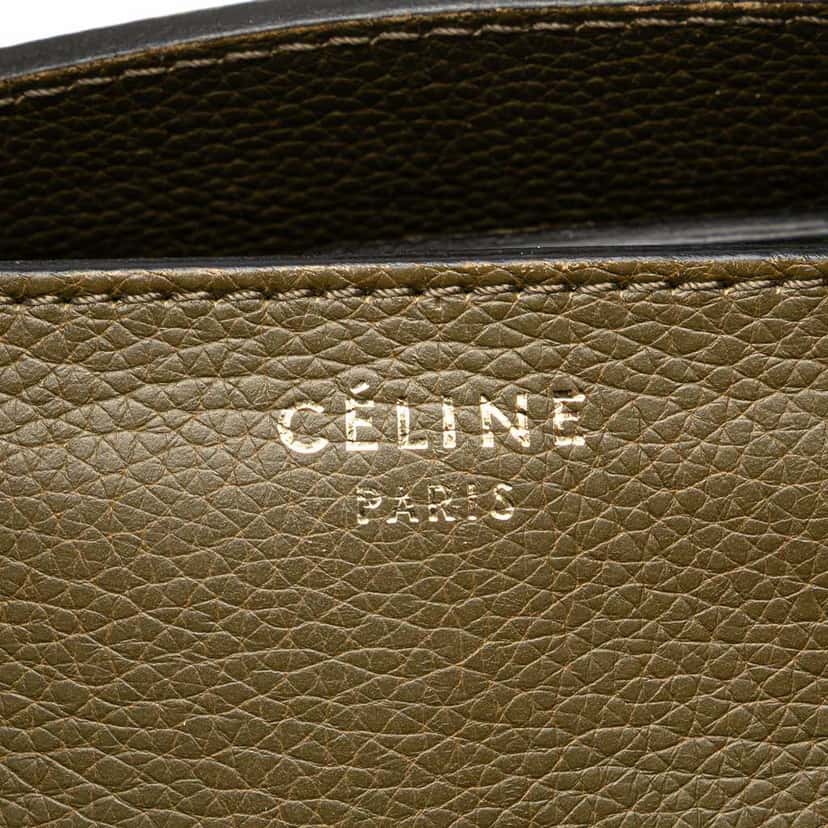 Celine Mini Calfskin Luggage Tote Brown Leather Good condition - Box View