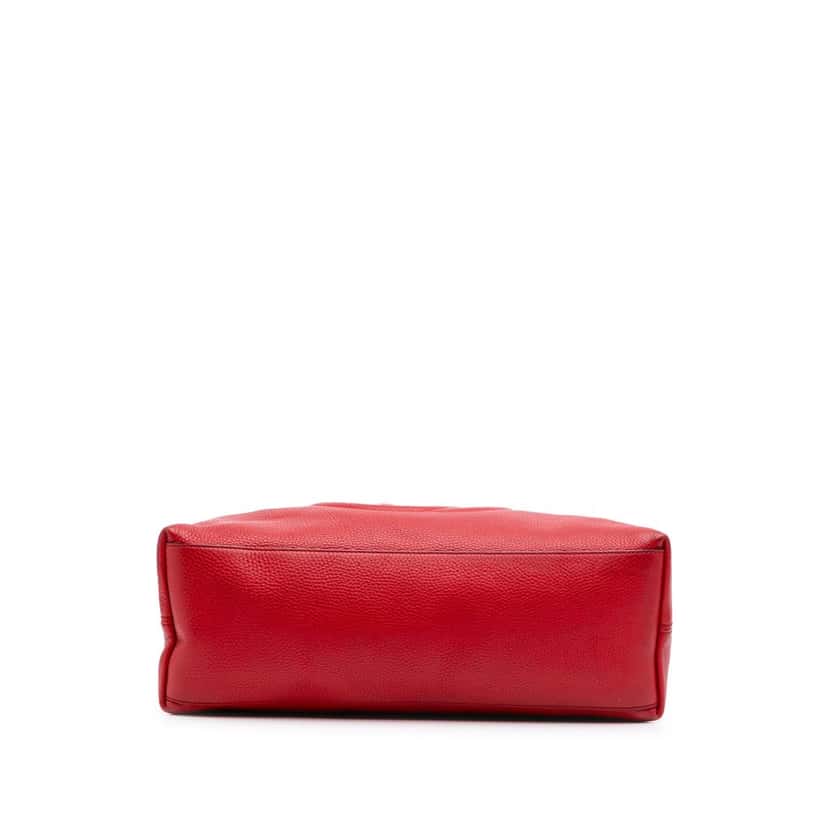 Gucci Medium Leather Soho Chain Tote Red Leather Good condition - Inside View