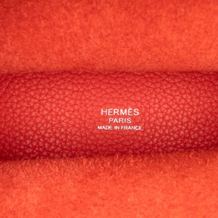 Hermès Clemence Picotin Lock 18 Red Leather Good condition - Box View