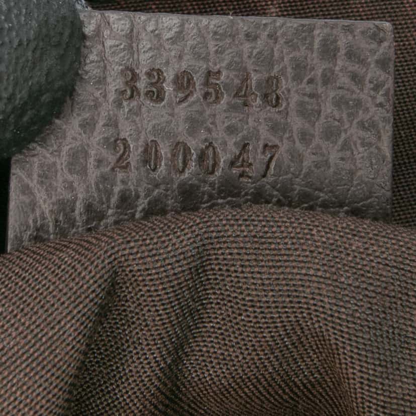 Gucci GG Crystal Abbey D Ring Tote Brown Canvas Good condition - Box View