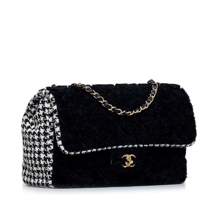 Chanel CC Shoulder Bag Black Good condition - Back View