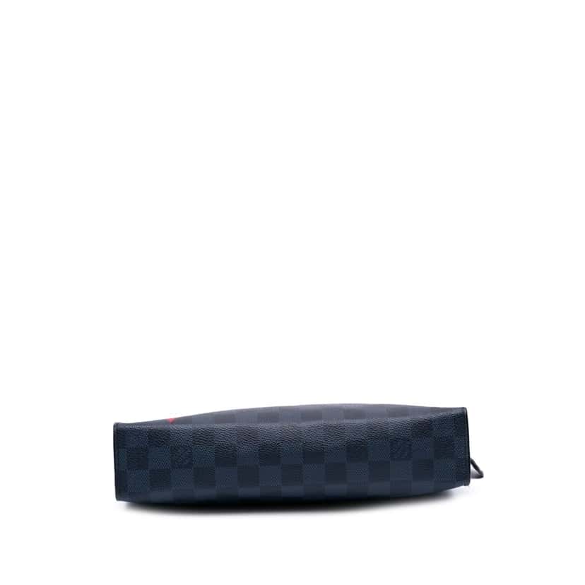 Louis Vuitton Damier Graphite Americas Cup Voyage Pouch MM Black Canvas Good condition - Inside View