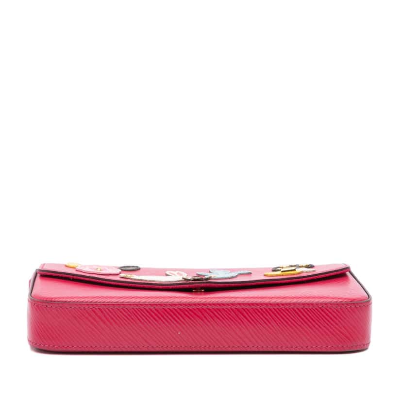 Louis Vuitton Epi Pochette Felicie Patchwork Pink Leather Good condition - Inside View