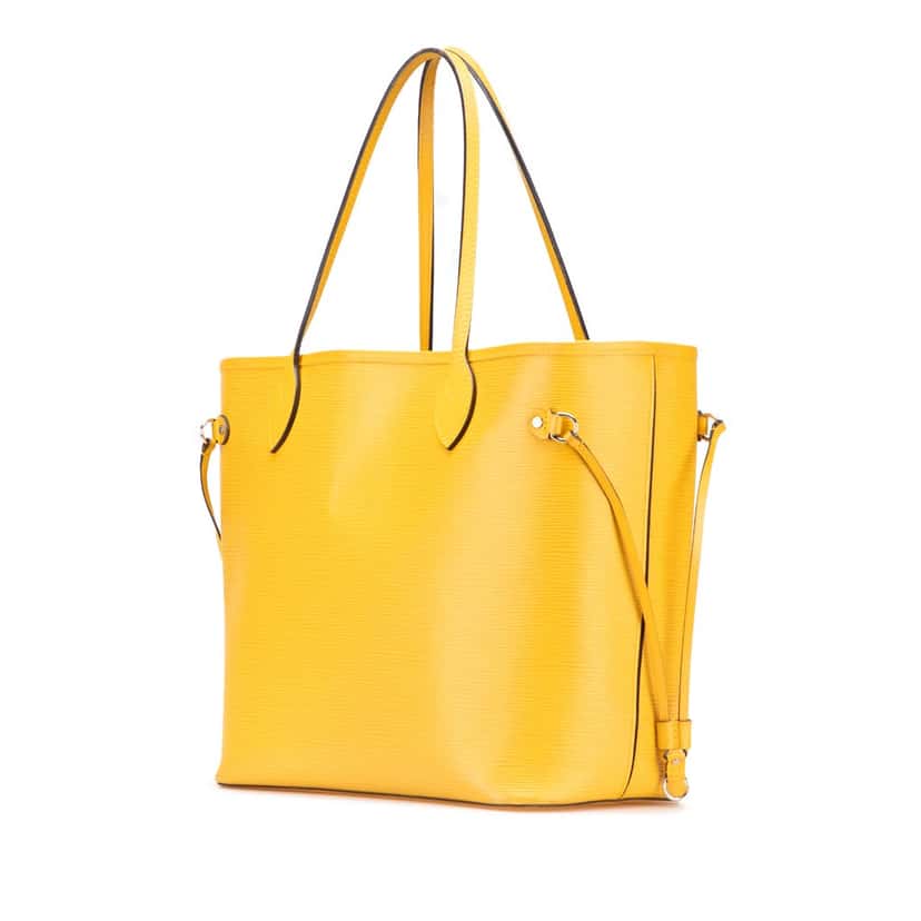 Louis Vuitton Epi Neverfull MM Yellow Leather Good condition - Back View