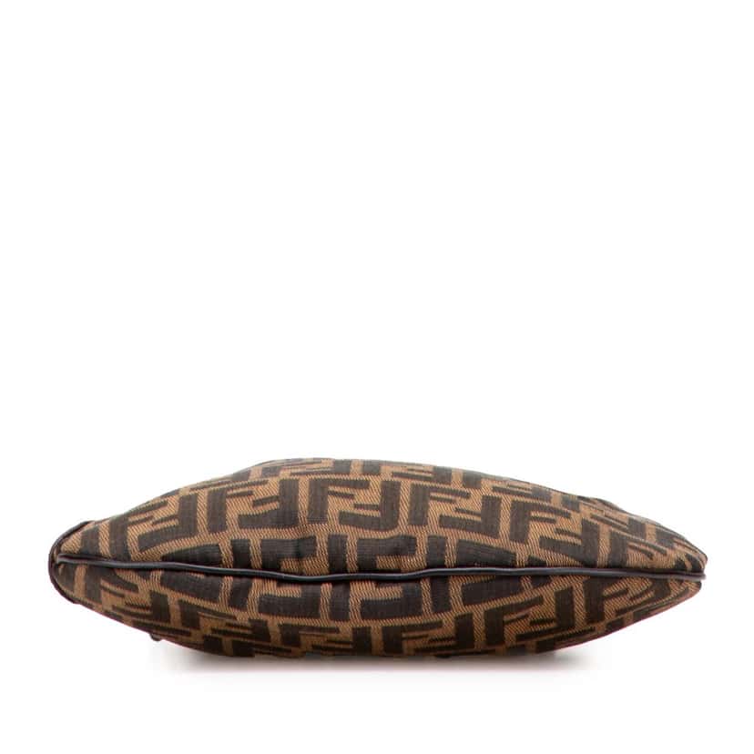 Fendi Zucca Canvas Oyster Shoulder Bag Brown Canvas Good condition - Inside View