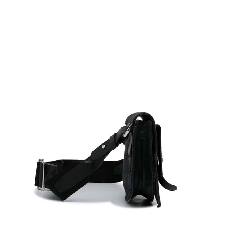 Dior Oblique Canvas Saddle Messenger Bag Black Canvas Good condition - Inside View