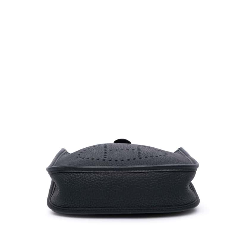 Hermès Clemence Evelyne I TPM Blue Leather Good condition - Inside View