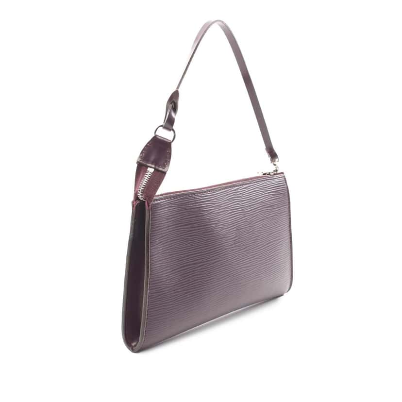 Louis Vuitton Epi Pochette Accessoires Purple Leather Good condition - Back View