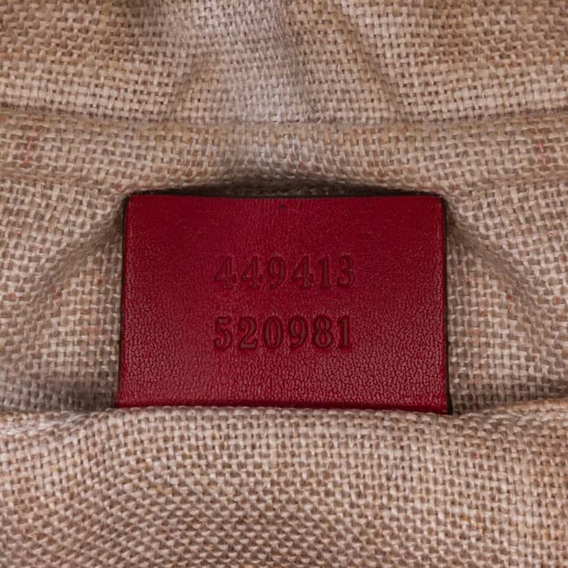 Gucci Microguccissima Bree Crossbody Red Leather Good condition - Box View