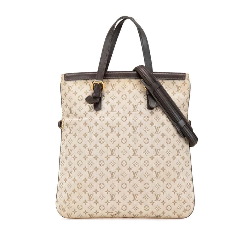 Louis Vuitton Monogram Mini Lin Francoise Brown Canvas Good condition - Front View