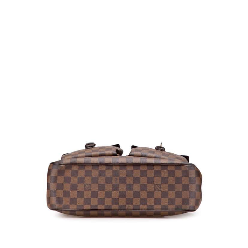 Louis Vuitton Damier Ebene Uzes Brown Canvas Good condition - Inside View