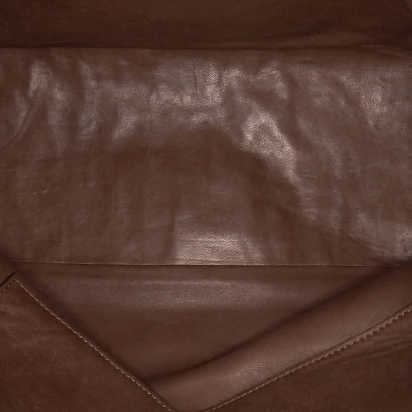 Louis Vuitton Monogram Suede Antheia Ixia PM Brown Leather Good condition - Model View
