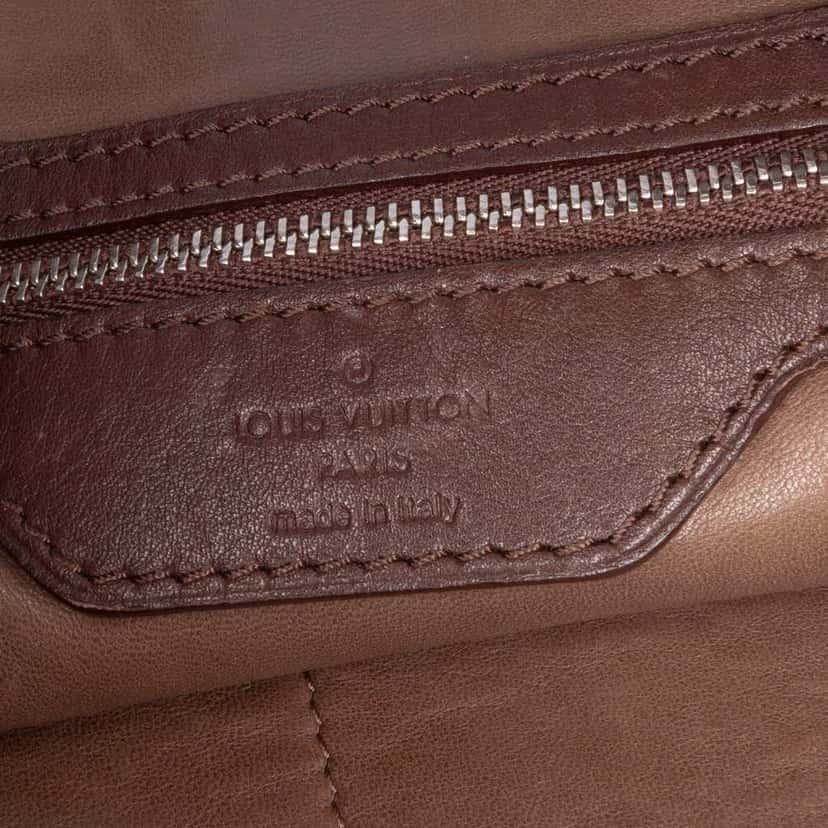Louis Vuitton Monogram Suede Antheia Ixia PM Brown Leather Good condition - Box View