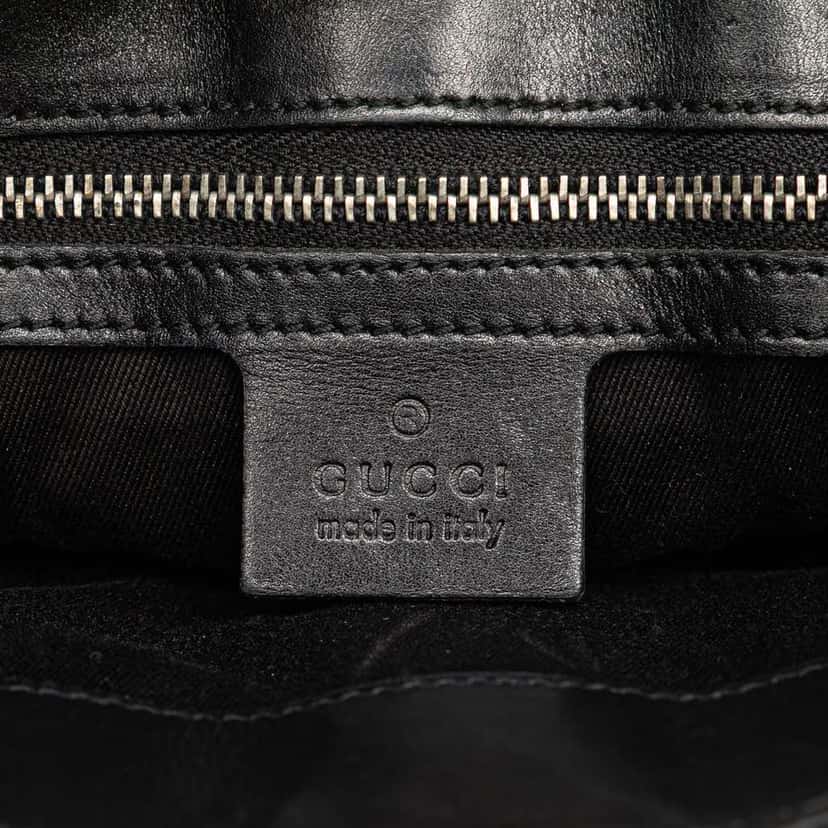 Gucci GG Canvas Shoulder Bag Black Canvas Good condition - Box View
