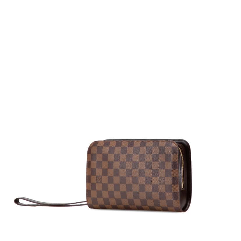 Louis Vuitton Damier Ebene Saint Louis Pochette Brown Canvas Good condition - Back View