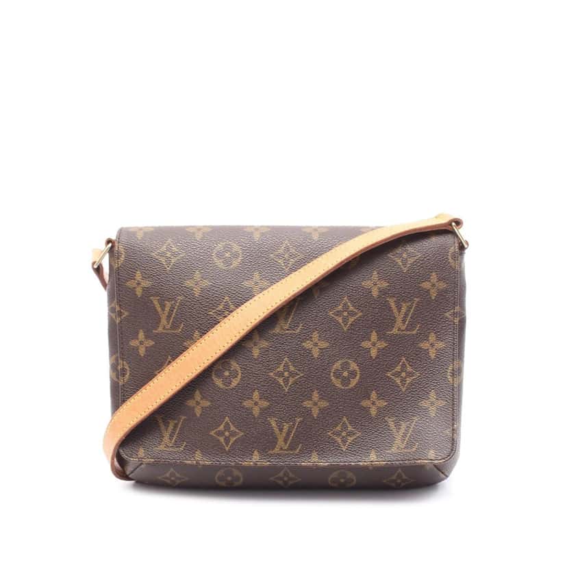 Louis Vuitton Monogram Musette Tango Short Strap Brown Canvas Good condition - Front View
