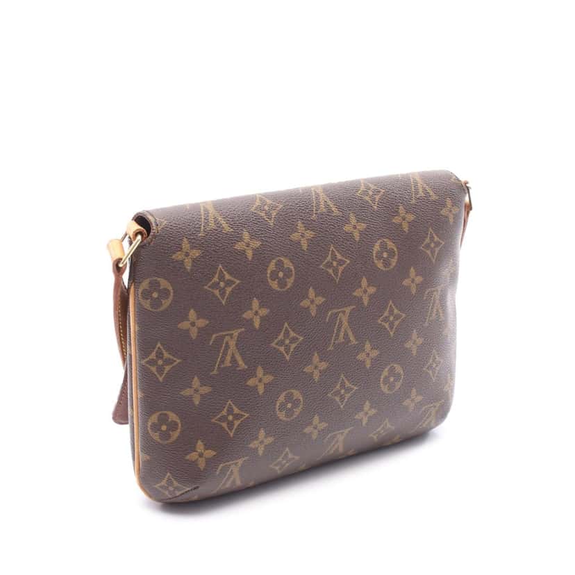 Louis Vuitton Monogram Musette Tango Short Strap Brown Canvas Good condition - Back View