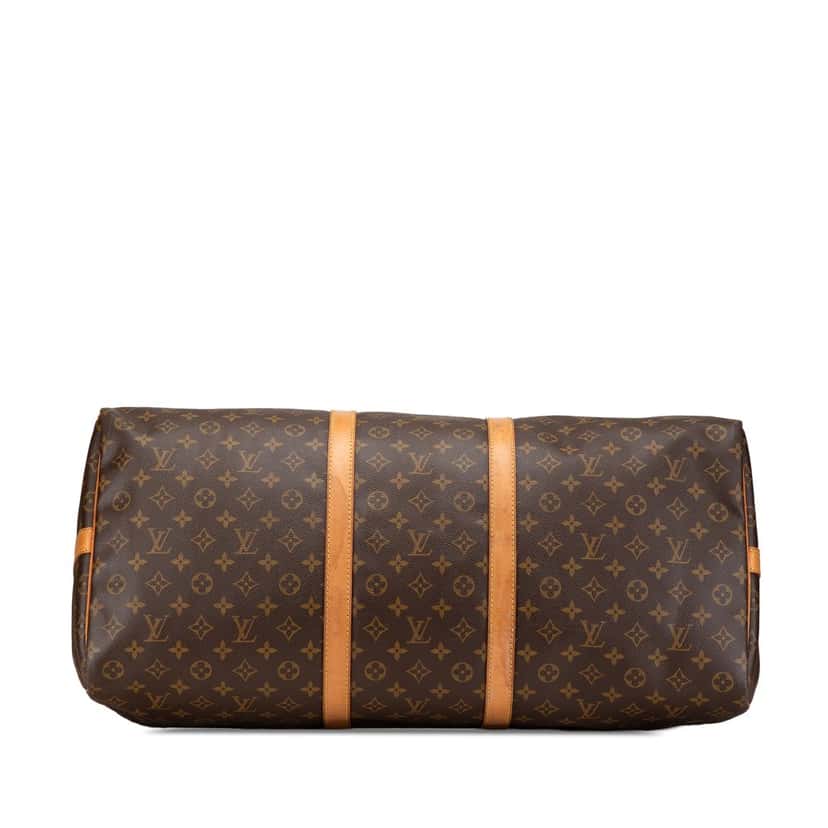 Louis Vuitton Monogram Keepall Bandouliere 60 Brown Canvas Fair condition - Inside View