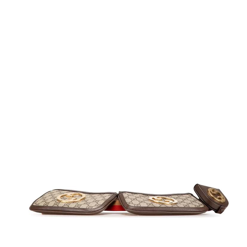 Gucci Mini GG Supreme Blondie Belt Bag Brown Canvas Good condition - Inside View