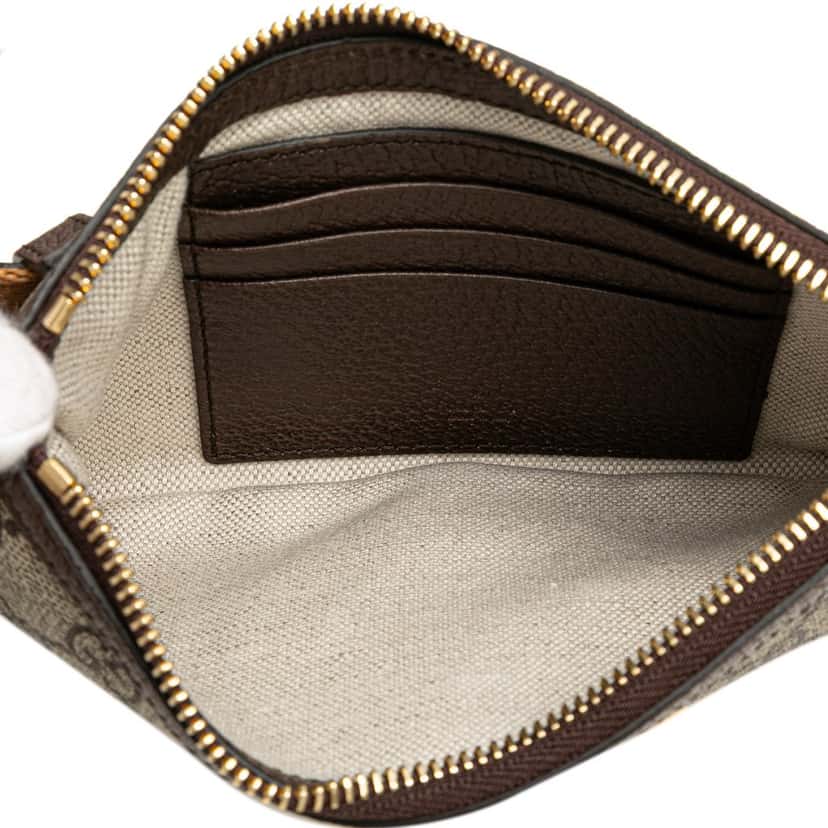 Gucci Mini GG Supreme Blondie Belt Bag Brown Canvas Good condition - Box View