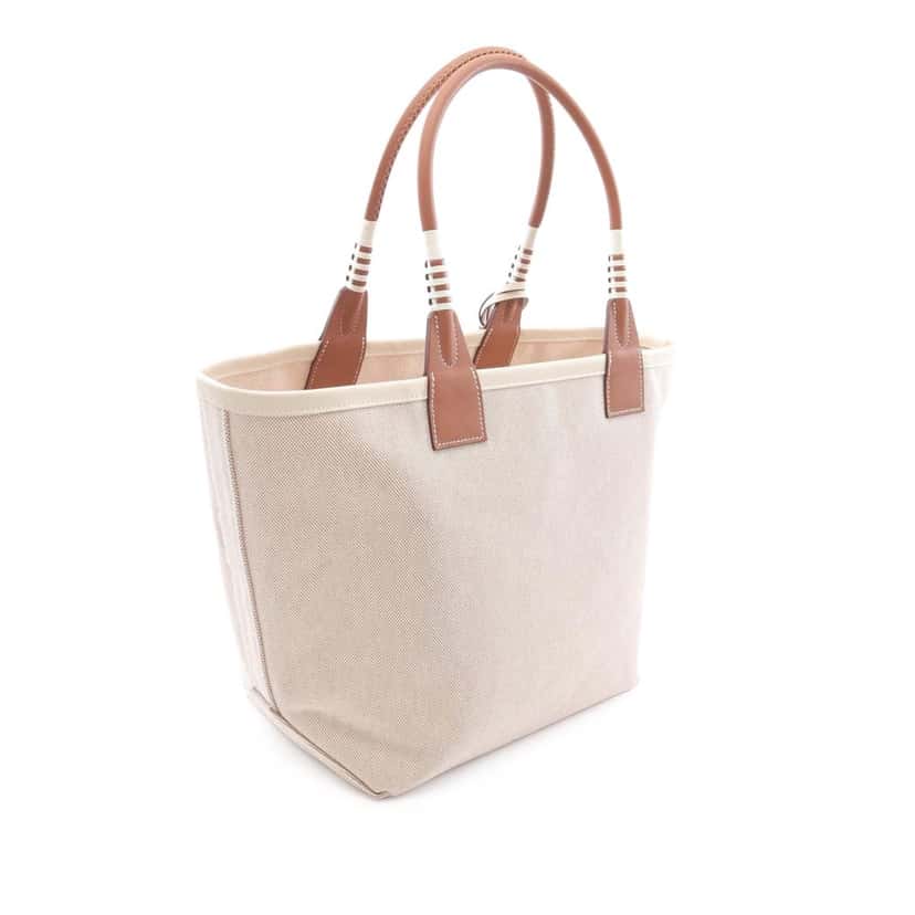 Hermès Toile Sac Steeple 25 Brown Canvas Very good condition - Back View