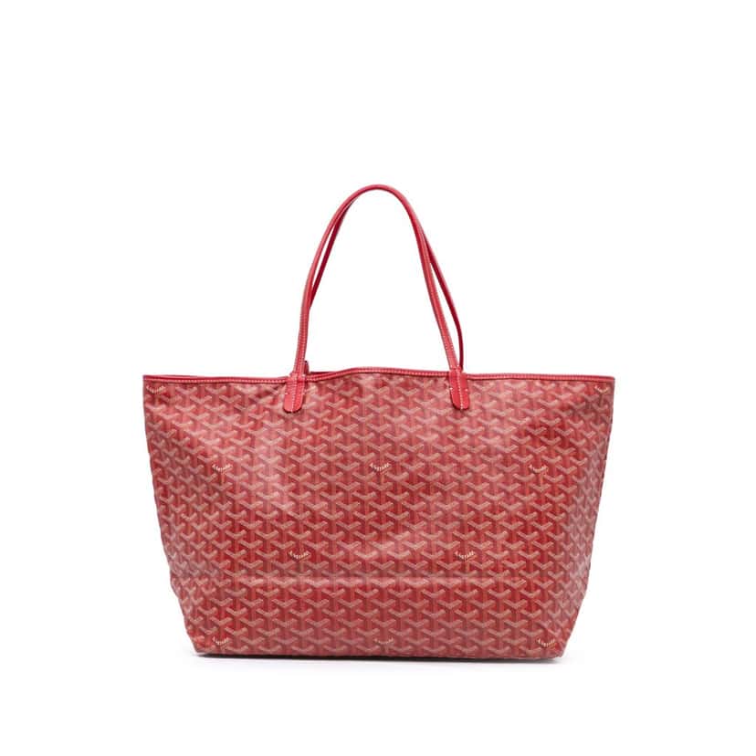 Goyard Goyardine Saint Louis GM Red Canvas Good condition - Front View