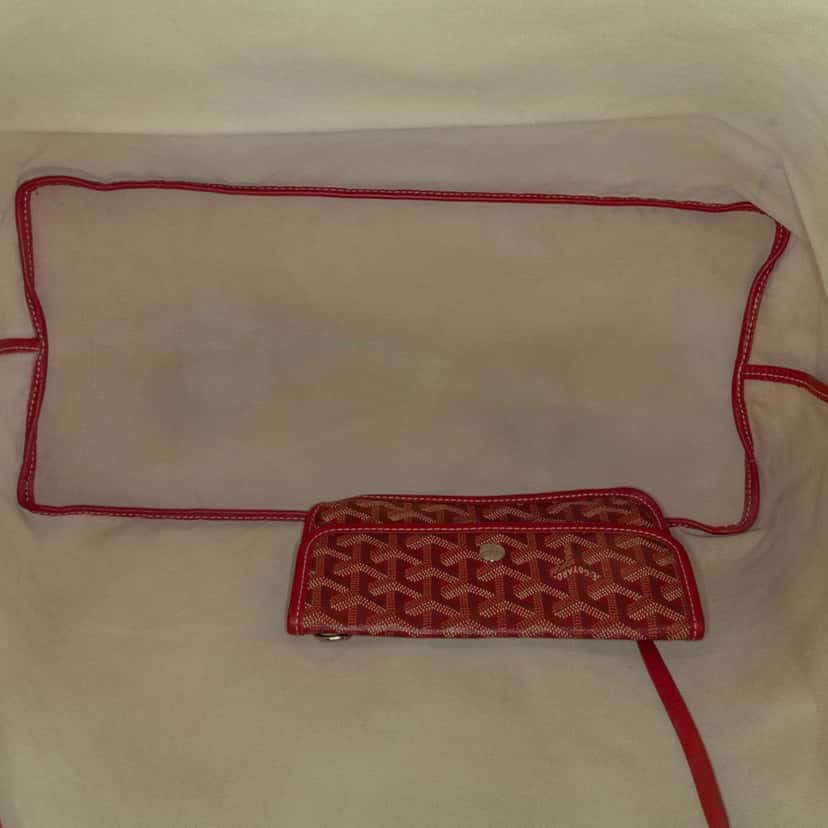 Goyard Goyardine Saint Louis GM Red Canvas Good condition - Model View