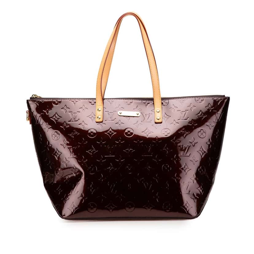 Louis Vuitton Monogram Vernis Bellevue GM Purple Leather Good condition - Front View