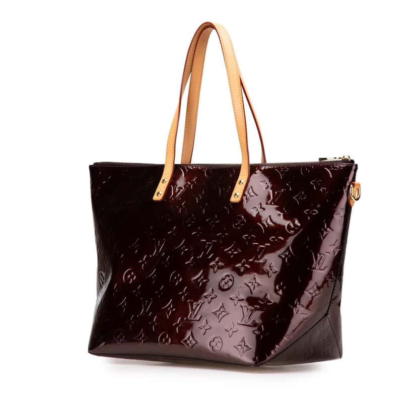 Louis Vuitton Monogram Vernis Bellevue GM Purple Leather Good condition - Back View