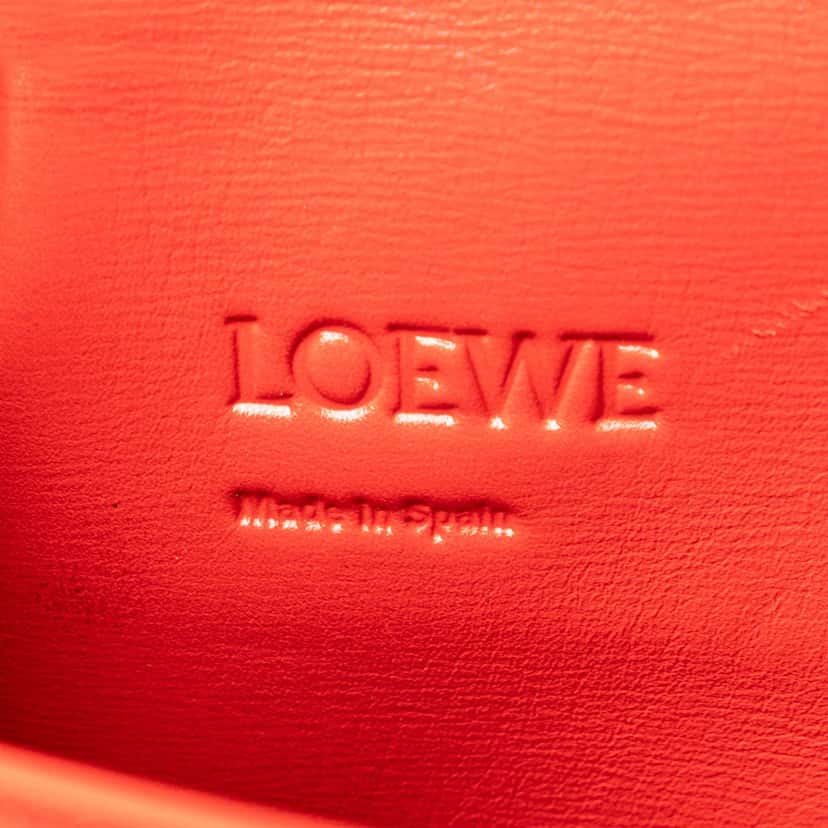 Loewe Medium Leather Barcelona Crossbody Red Leather Good condition - Box View