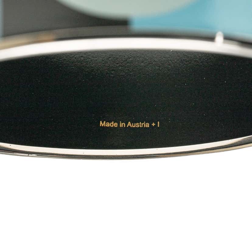 Hermès Extra Wide Enamel Bangle Blue Good condition - Box View